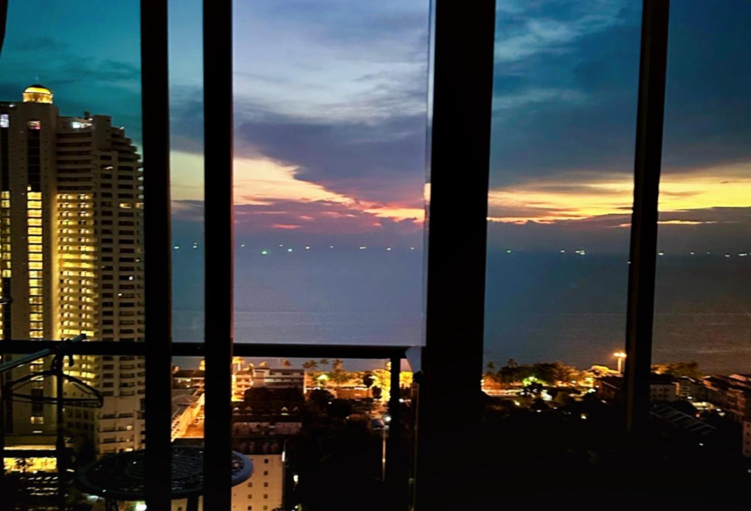 芭提雅高层海景奢华公寓the Riviera Jomtien生香家直达海滩2704 מראה חיצוני תמונה