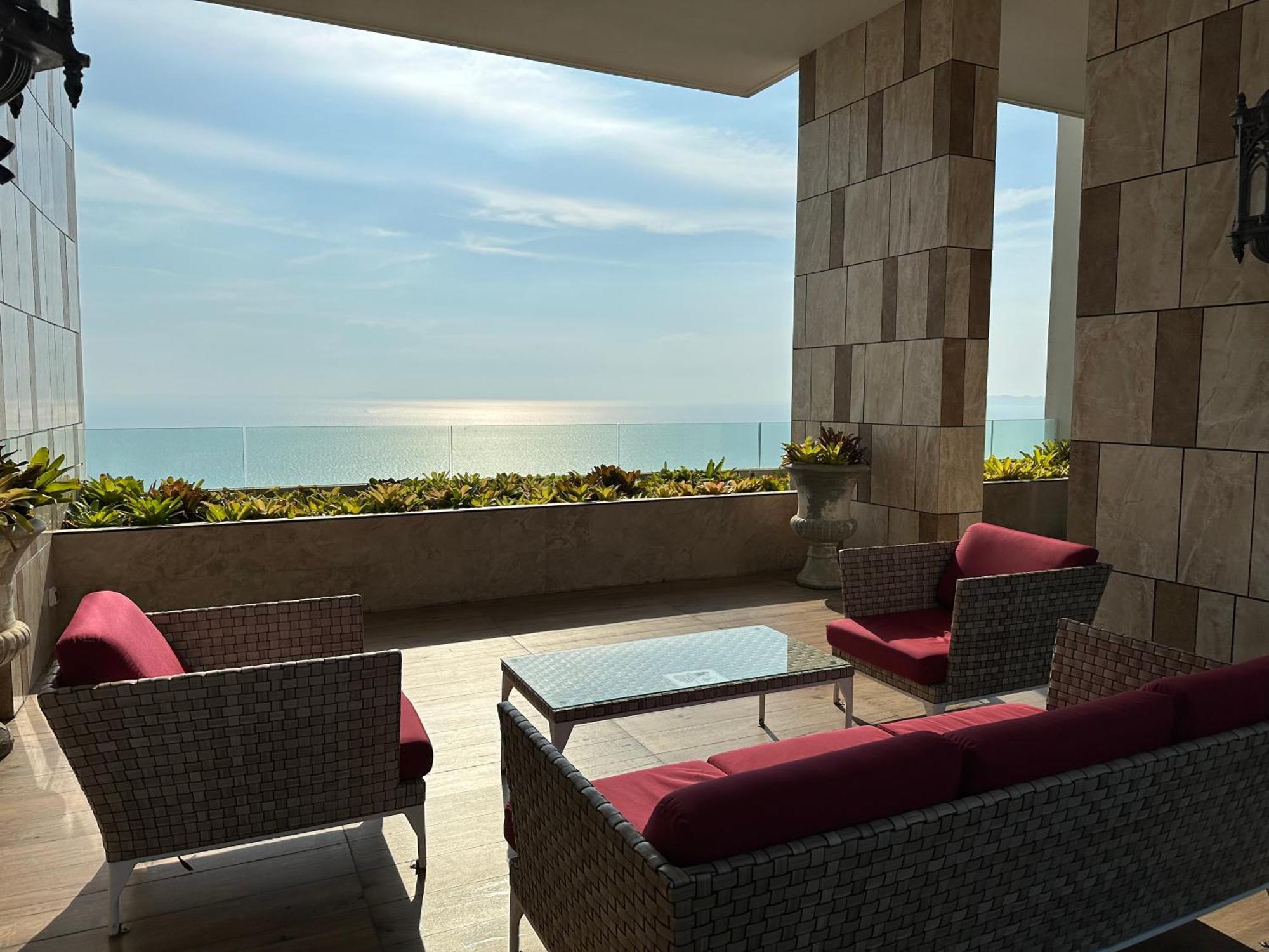 芭提雅高层海景奢华公寓the Riviera Jomtien生香家直达海滩2704 מראה חיצוני תמונה