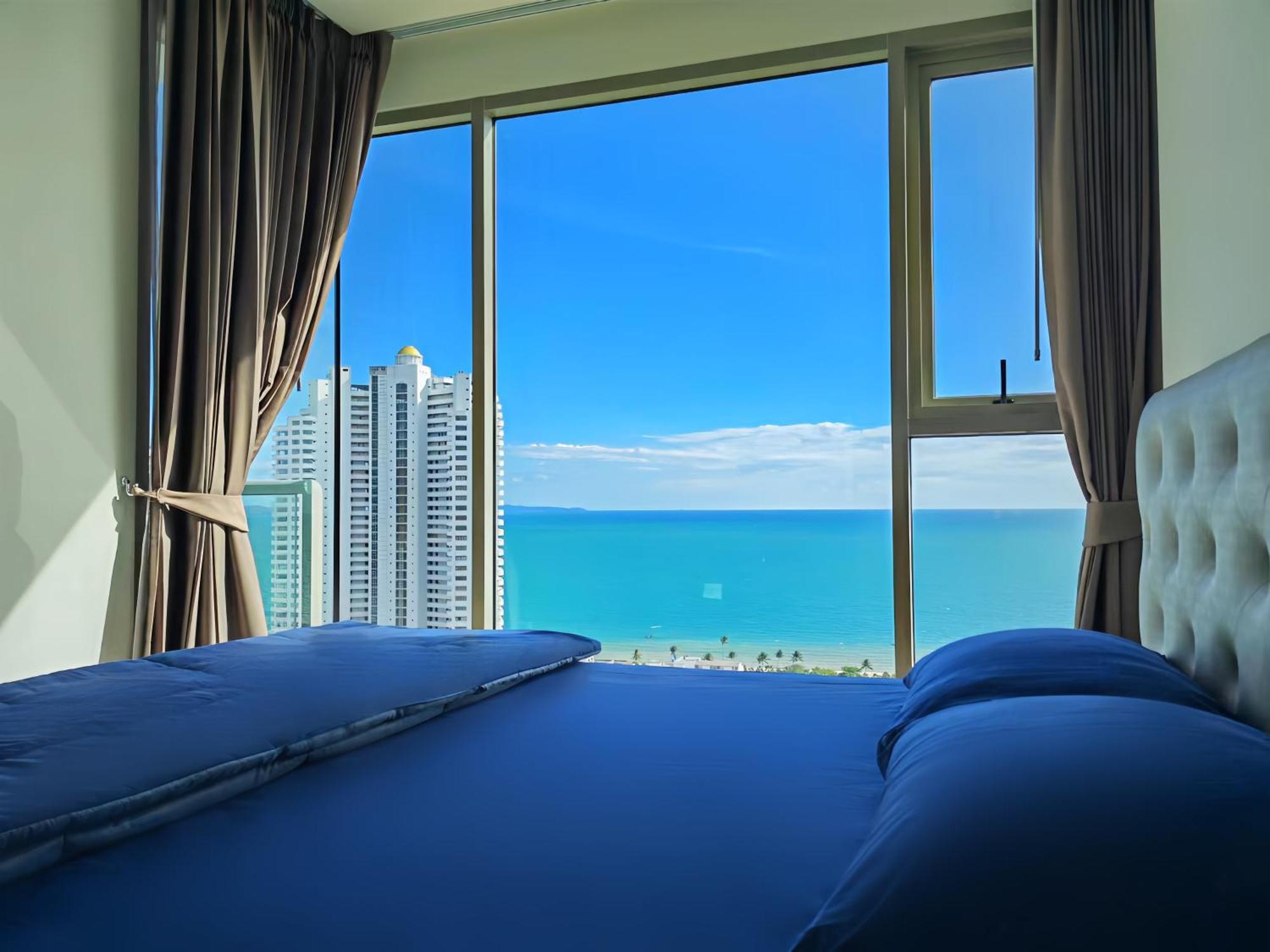 芭提雅高层海景奢华公寓the Riviera Jomtien生香家直达海滩2704 מראה חיצוני תמונה