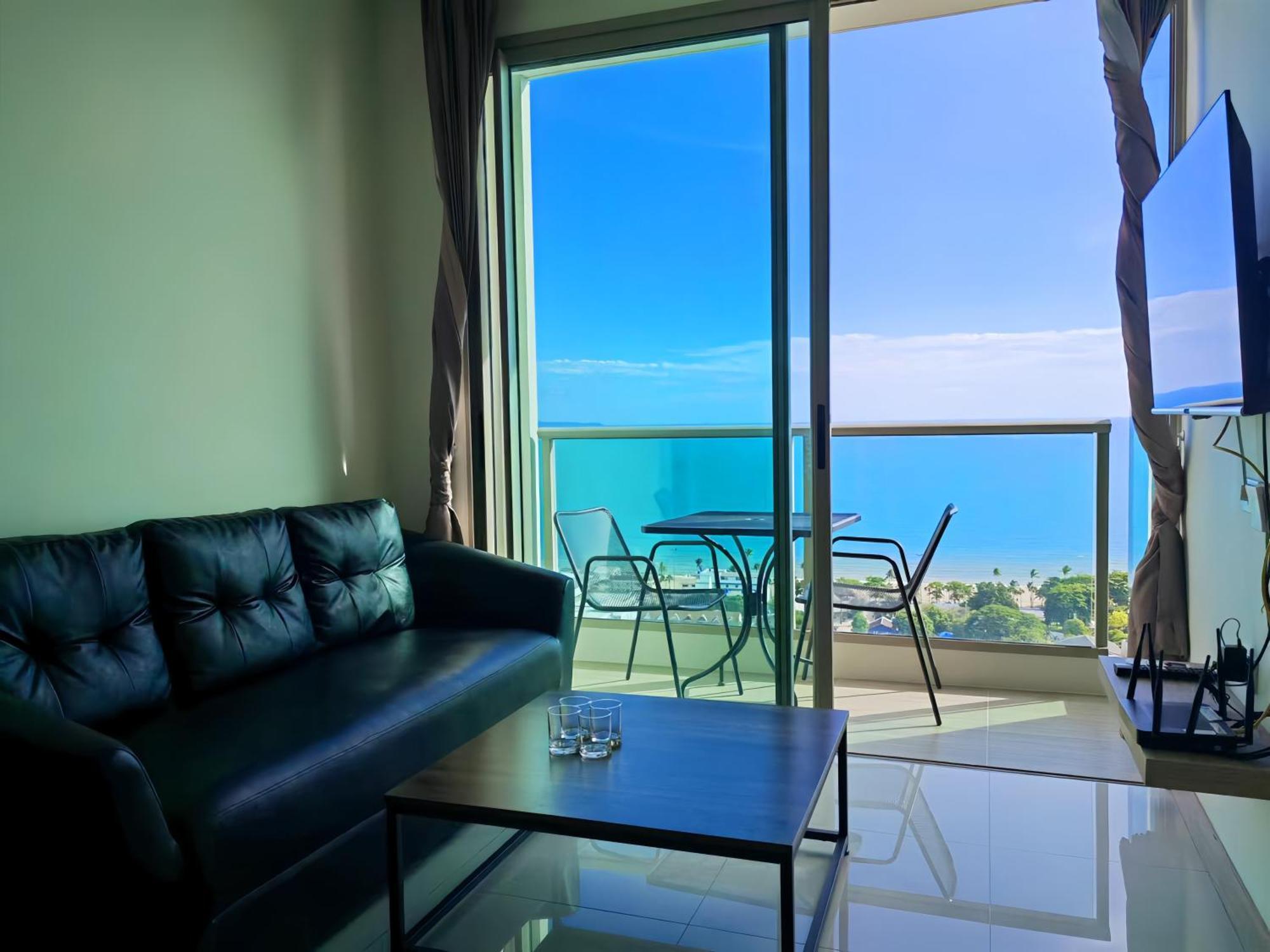 芭提雅高层海景奢华公寓the Riviera Jomtien生香家直达海滩2704 מראה חיצוני תמונה