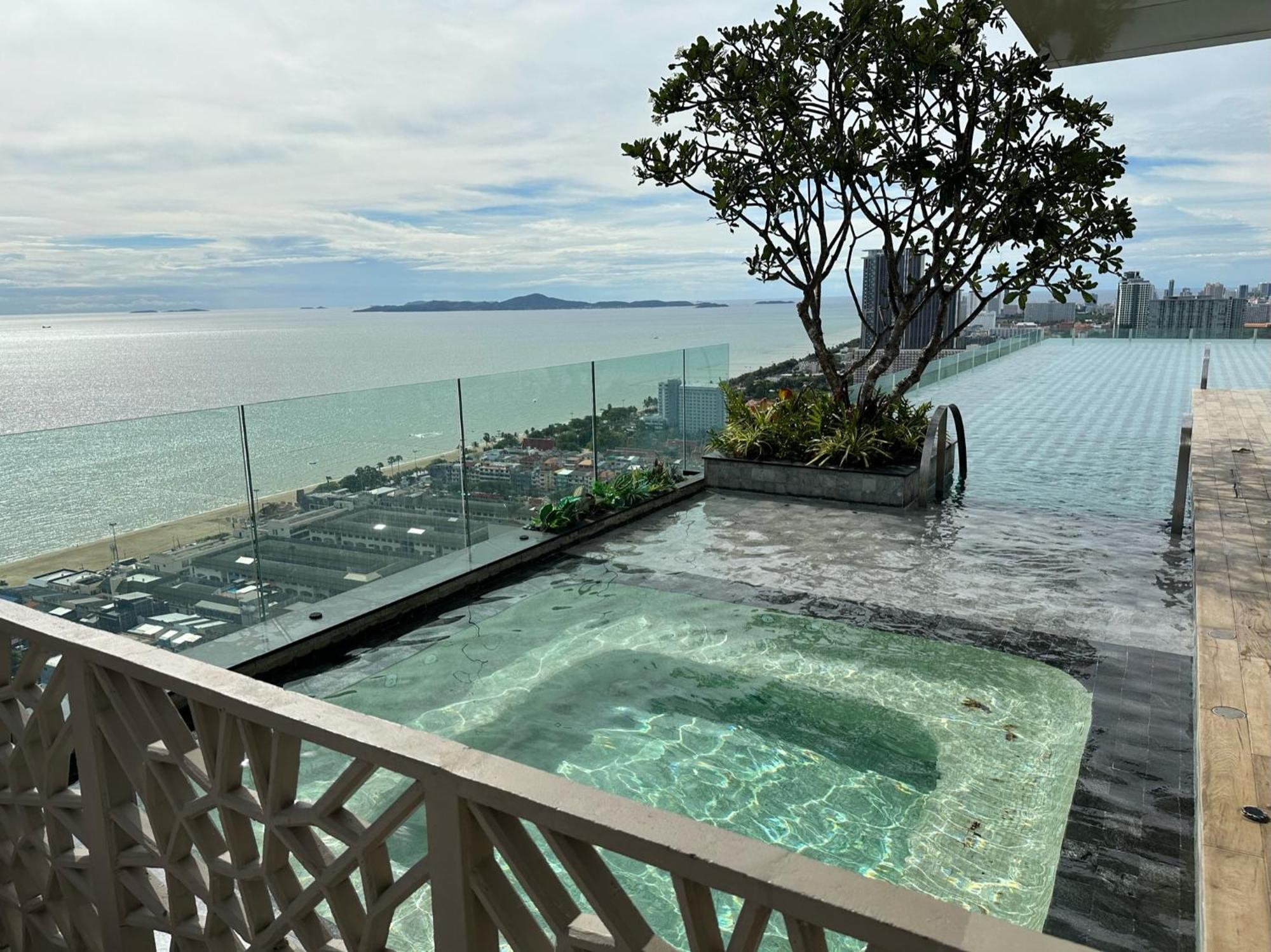 芭提雅高层海景奢华公寓the Riviera Jomtien生香家直达海滩2704 מראה חיצוני תמונה